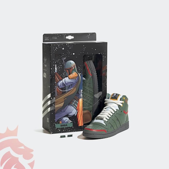 First Look: Star Wars x adidas Top Ten Hi “Boba Fett”