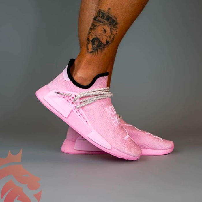 adidas gazelle silver green womens Adidas Pharrell Williams Mens HU NMD 'Pink' Shoes  Extra Butter