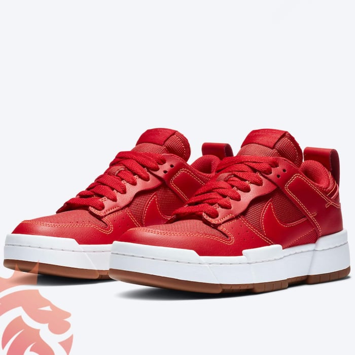 First Look: WMNS Nike Dunk Low Disrupt “Red Gum”
