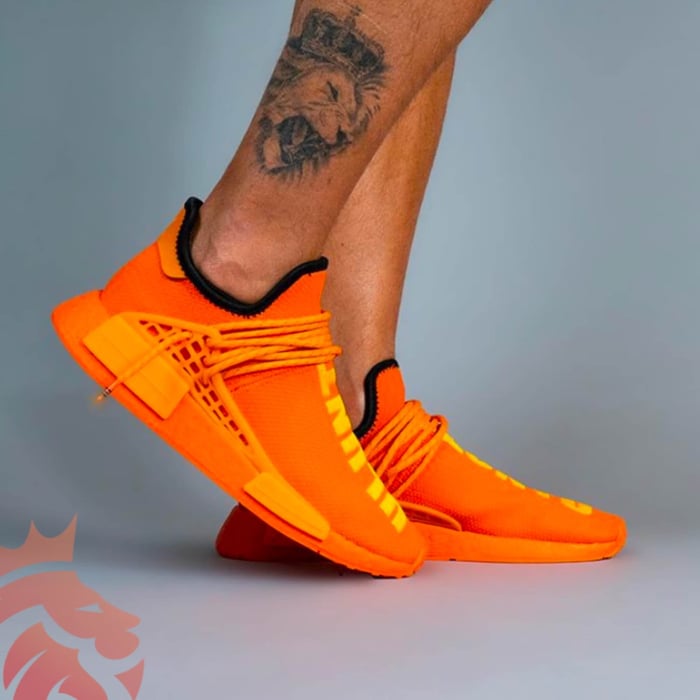Yankeekicks Closet: Pharrell x adidas NMD Hu “Bright Orange”