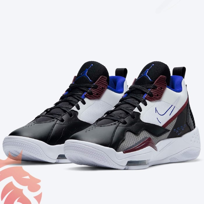 First Look: Jordan Zoom 92 Blue and Burgundy Colorway