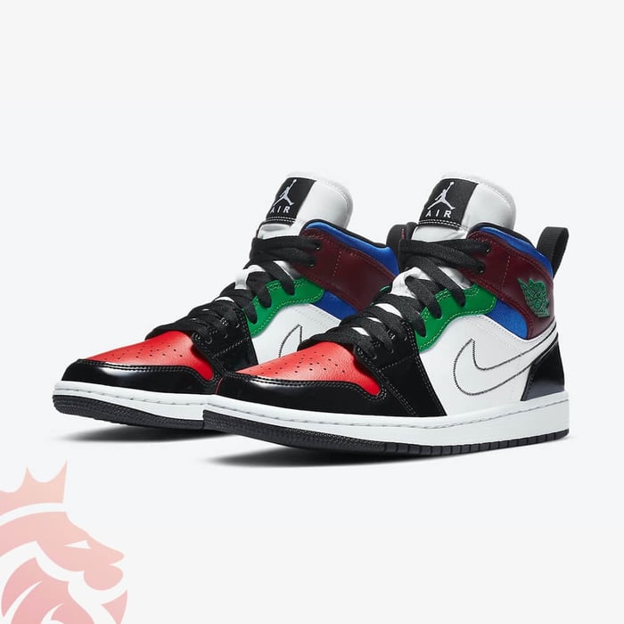 First Look: Air Jordan 1 Mid SE Patent Multi-Color