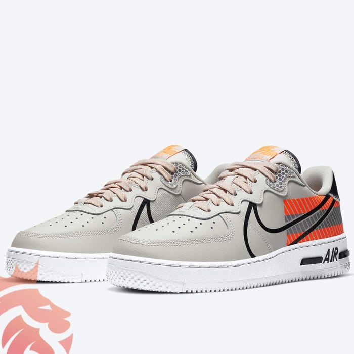 First Look: 3M x Nike Air Force 1 React “Grey” Colorway