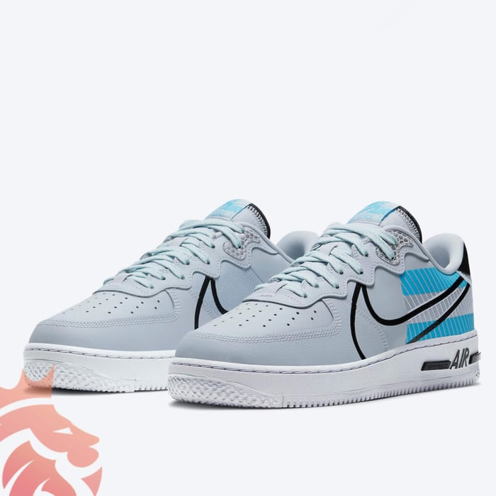 First Look: 3M x Nike Air Force 1 React “Baltic Blue” Colorway