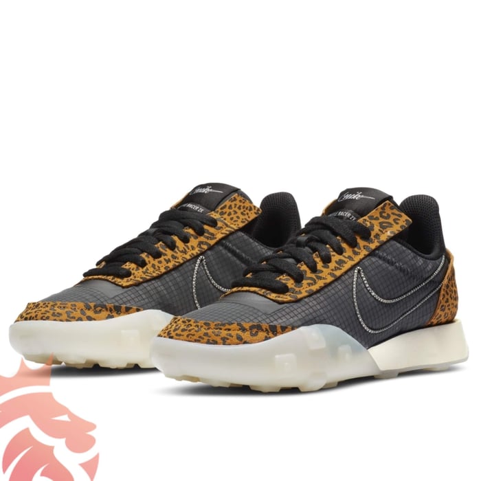 First Look: WMNS Nike Waffle Racer 2x “Animal Print”