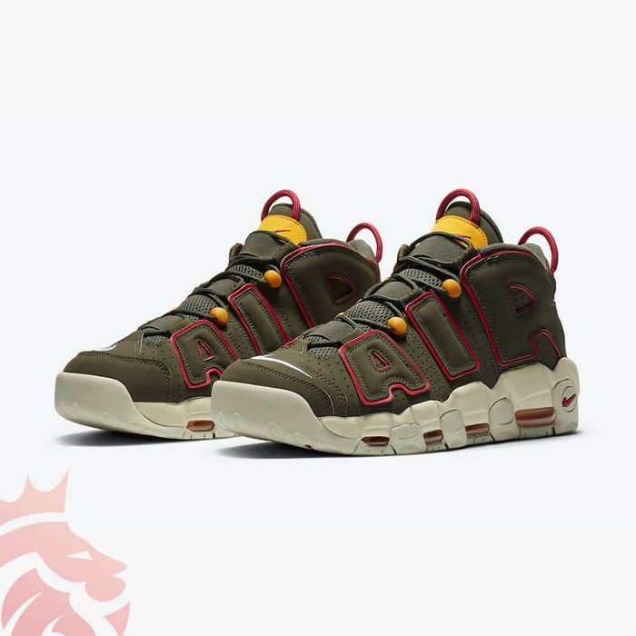 First Look: Nike Air More Uptempo “Olive Red”