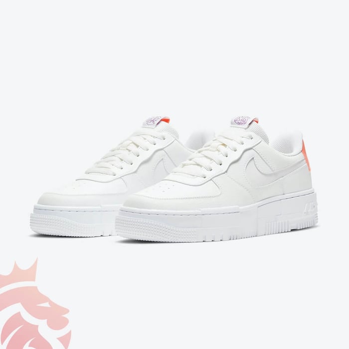 First Look: Nike Air Force 1 Pixel “Salmon Heel”