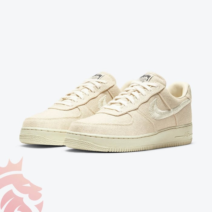 First Look: Stussy x Nike Air Force 1 Low “Fossil”