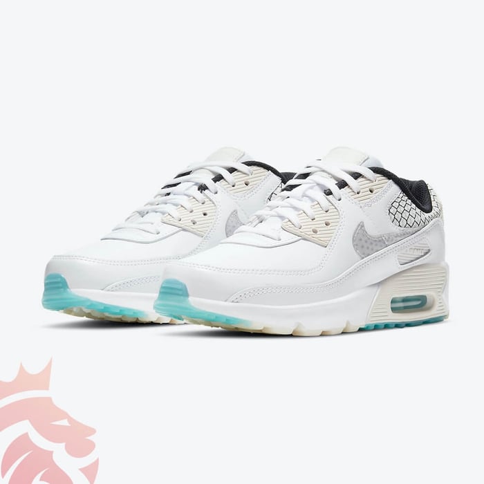 First Look: Nike Air Max 90 GS “White Net”
