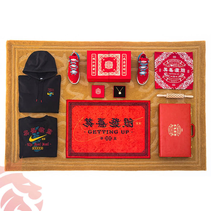 A Closer Look: DEAL x 400ml x Nike LeBron 18 “Gong Xi Fa Cai”