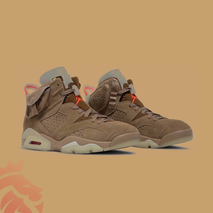 First Look: Travis Scott x Air Jordan 6 "British Khaki" -YankeeKicks   YankeeKicks Online