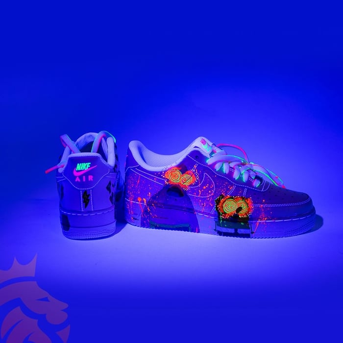 YankeeKicks Closet: Eden.Art Custom Nike Air Force 1 “Agua”