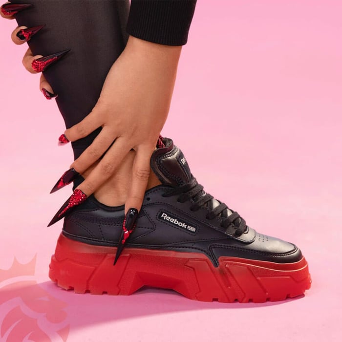 A Closer Look: Cardi B x Reebok Club C Men’s “Vector Red”