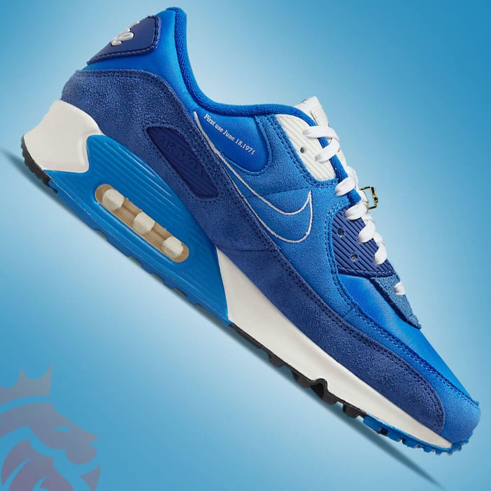 First Look: Nike Air Max 90 First Use “Signal Blue”