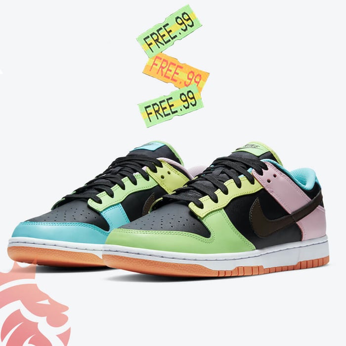 A Closer Look: Nike Dunk Low SE “Free.99 Black”