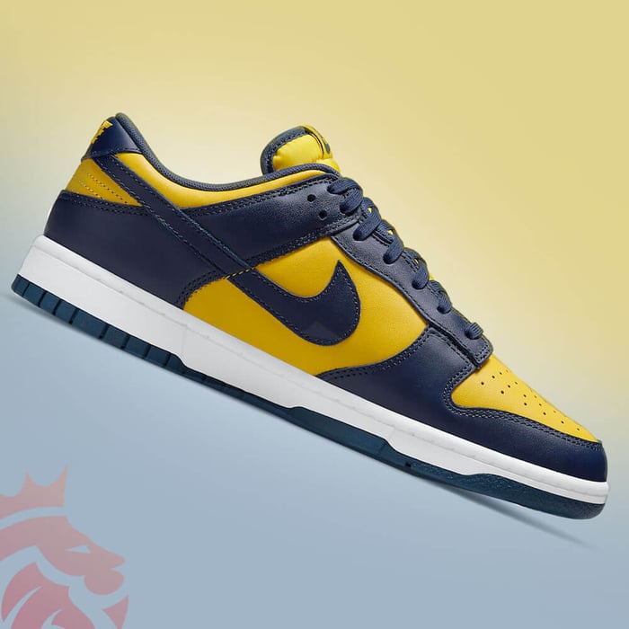 A Closer Look: Nike Dunk Low “Michigan”