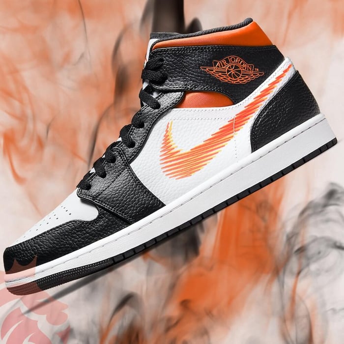 First Look: Air Jordan 1 Mid “Zig-Zag Swoosh”