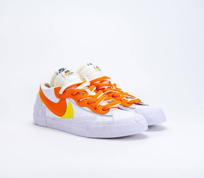 Nike Blazer Low sacai White Magma Orange