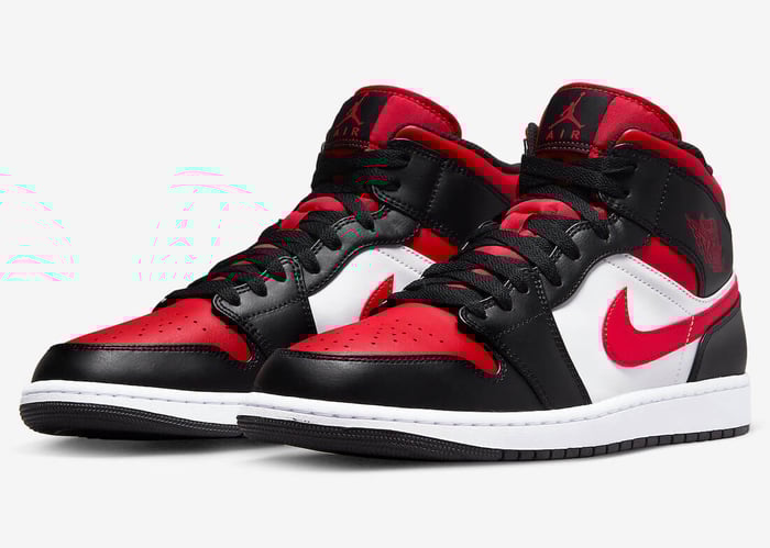 Air Jordan 1 Mid “Bred Toe” Coming Soon – YankeeKicks Online