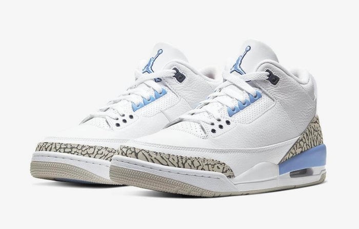 Jordan 3 Retro UNC 2020
