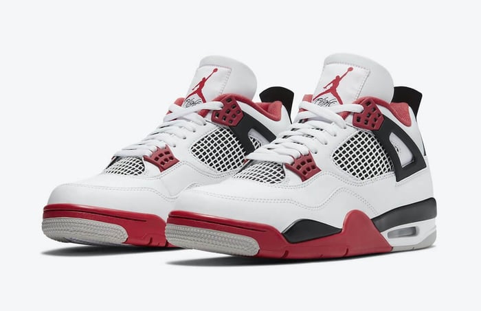 Jordan 4 Retro Fire Red 2020 (GS)