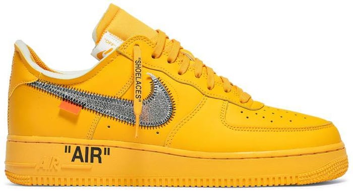 Nike x Off-White Air Force 1 Low University Gold