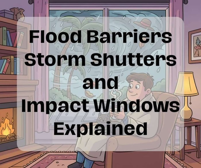 Floods and Wind. Flood Barriers, Storm Shutters, and Impact Windows Explained