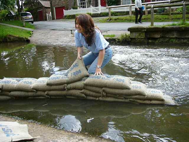 How to make a flood barrier for home.