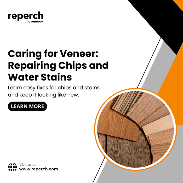 Caring for Veneer: Repairing Chips and Water Stains