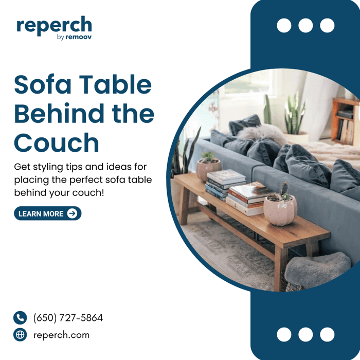 Decorating with a Sofa Table Behind the Couch