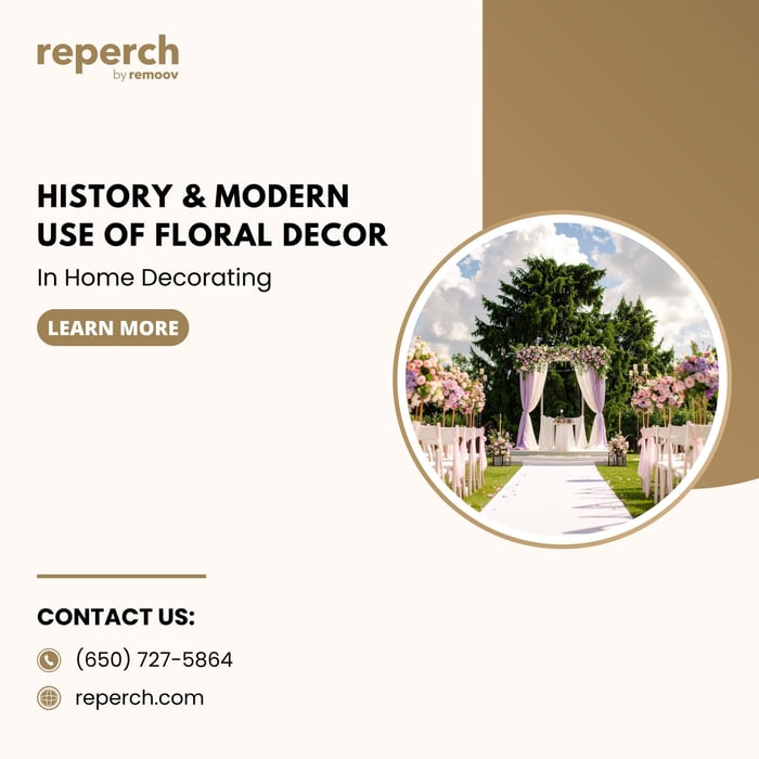 History & Modern Use of Floral Decor In Home Decorating