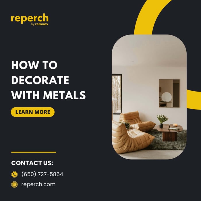 How To Decorate With Metals
