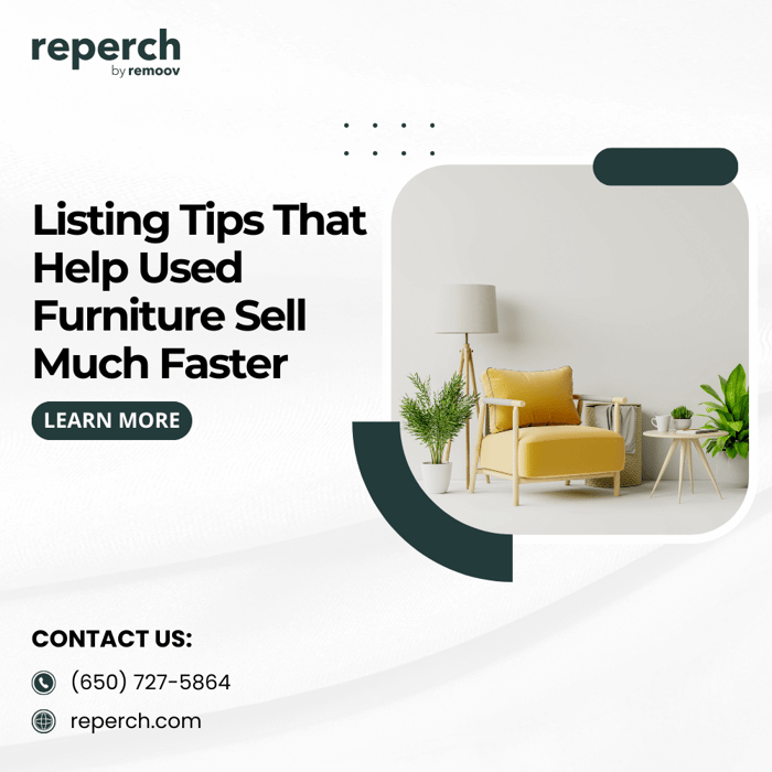 Listing Tips That Help Used Furniture Sell Much Faster