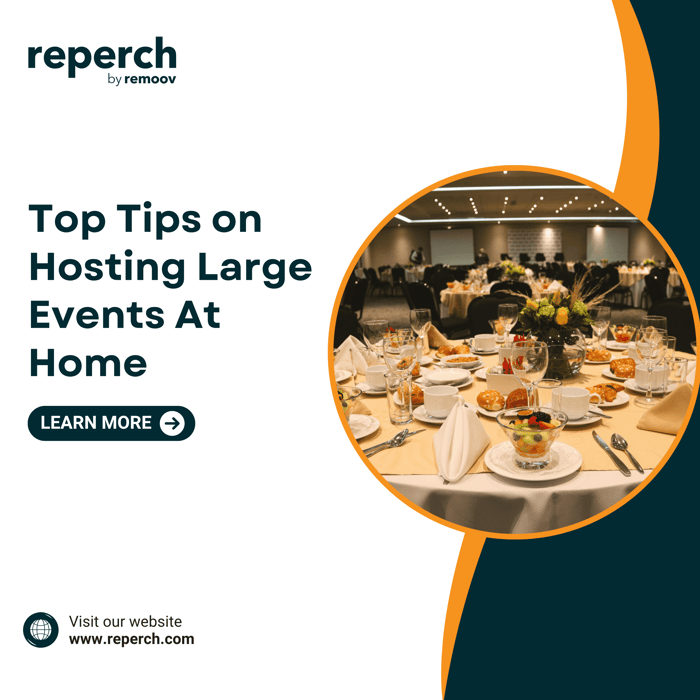 Top Tips on Hosting Large Events At Home