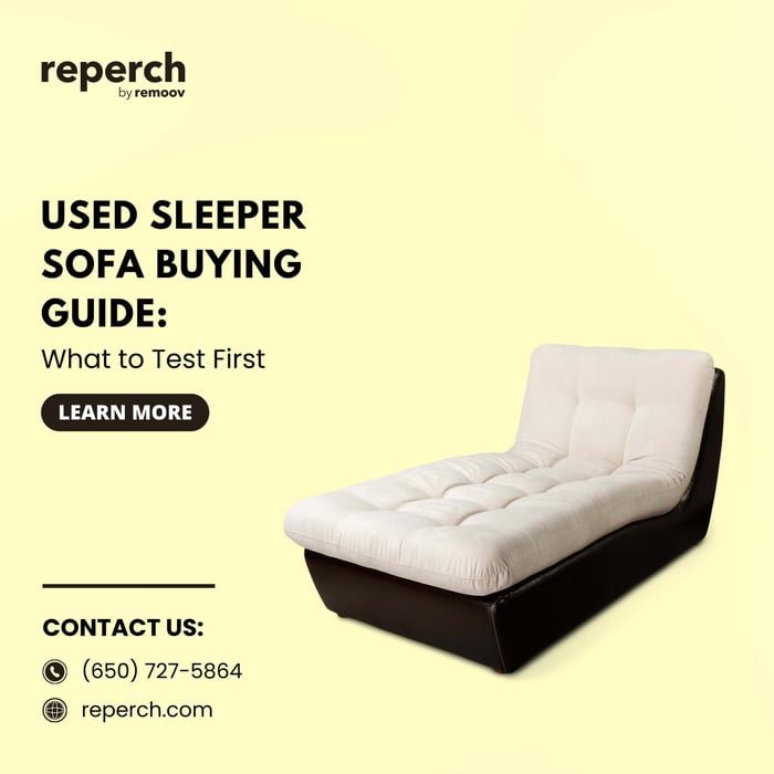 Used Sleeper Sofa Buying Guide: What to Test First
