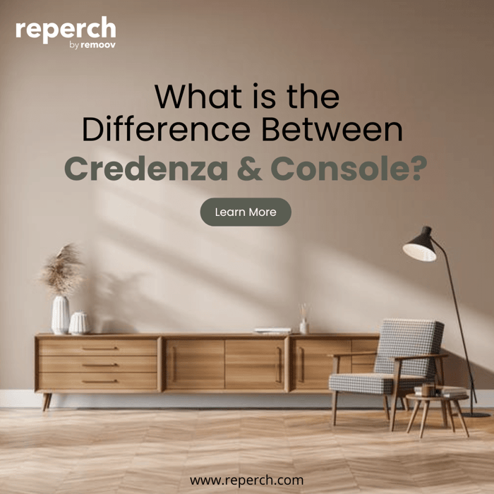 What is the Difference Between a Credenza and a Console?