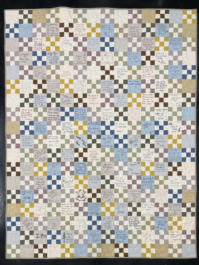The Wedding Guest Book Quilt