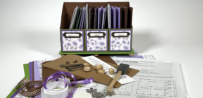 VOLUME Craft Along - Card Caddy Project