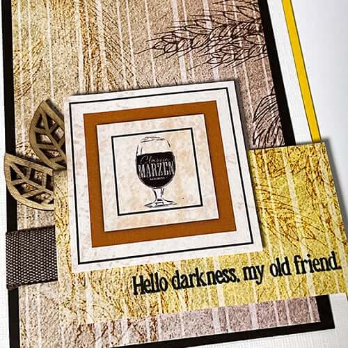 Make brew-tiful cards with Hops and Barley Remix.