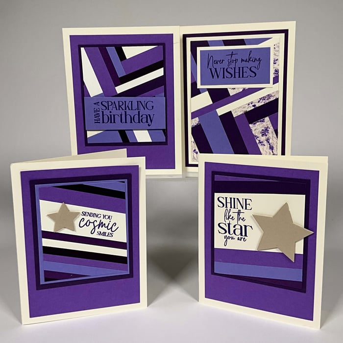 Transform paper scraps into unique cards.