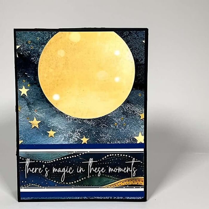 An Interactive Book featuring the Starry Night Page Kit.
