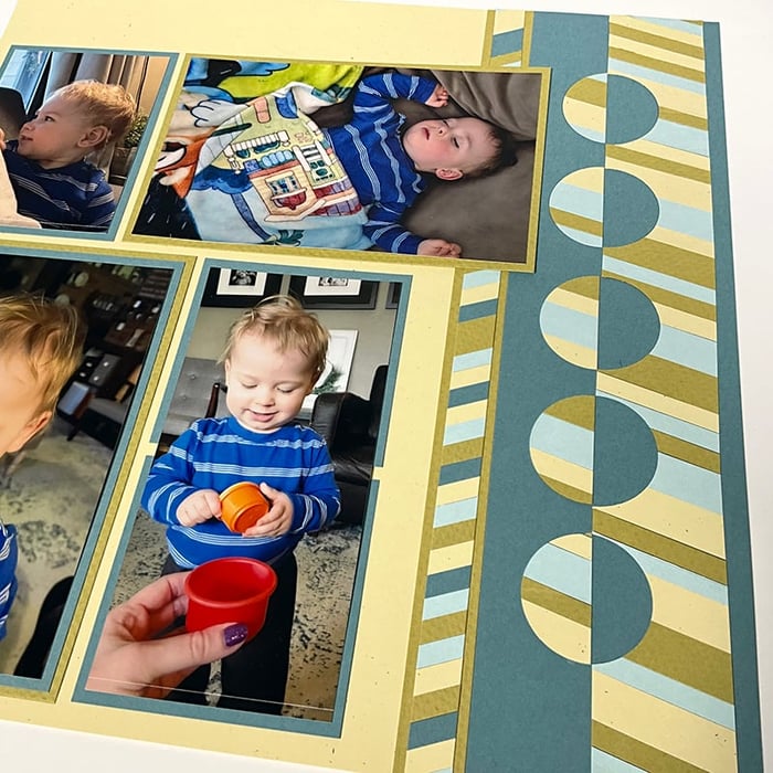 Mirrored Strips Technique - Create fun page accents.