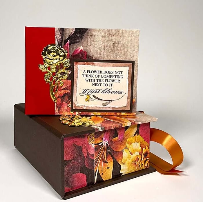 Make a gorgeous gift with the Coming Up Roses collection.