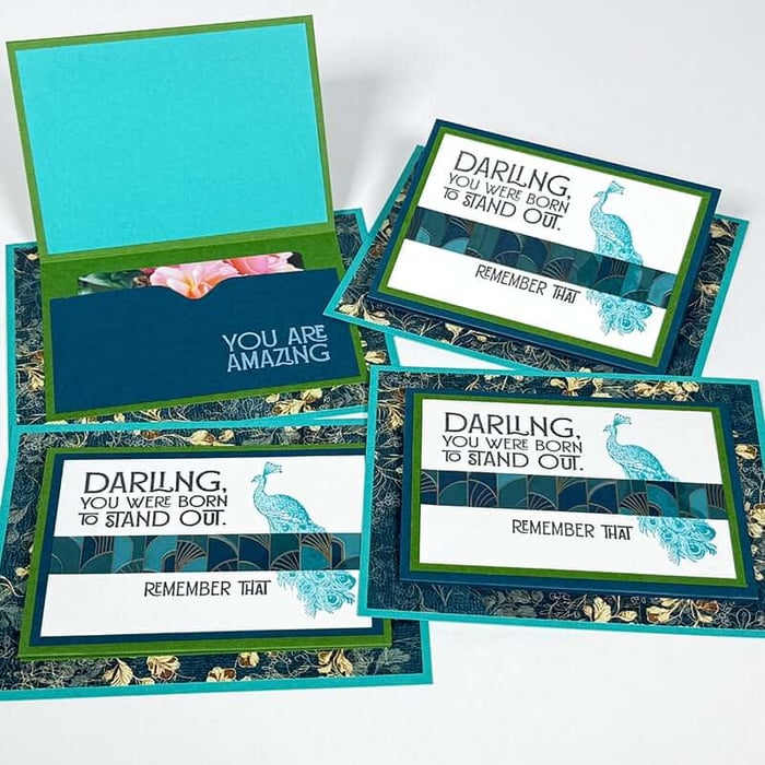 Learn how to make a Zig Zag Gift Card Holder