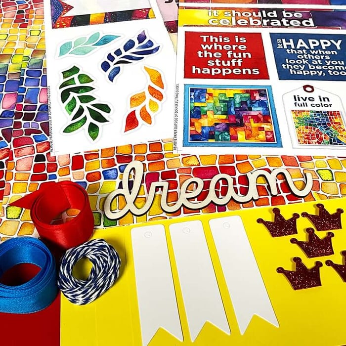 Add joy to your crafting with the Colorful Life Collection.