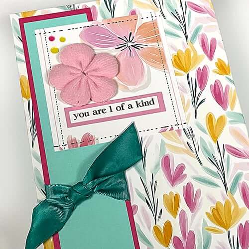 How to transform Tiny Blossoms into cards for gifting.