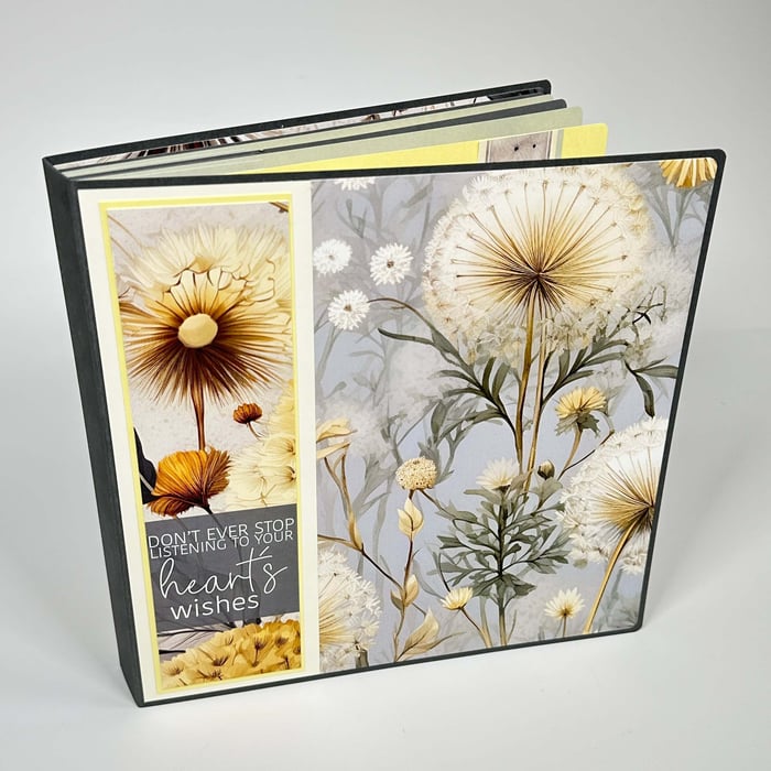 Create Wishes with the 9x9 U-Hinge Book