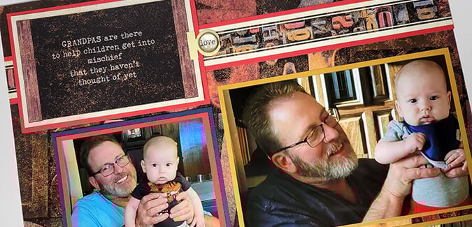 Typeset Layouts - Master the ABCs of scrapbooking.