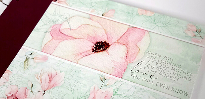 Make a Magnolia memory album for Mom.