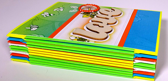 Flower Power Accordion Hinge Book - A blast from the past!